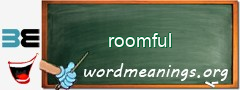 WordMeaning blackboard for roomful